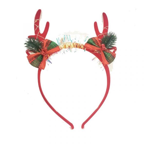 Light Up LED Reindeer Antlers Headband