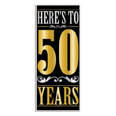Here's to 50 Years Door Cover