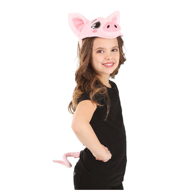 Plush Pig Headband & Tail Kit