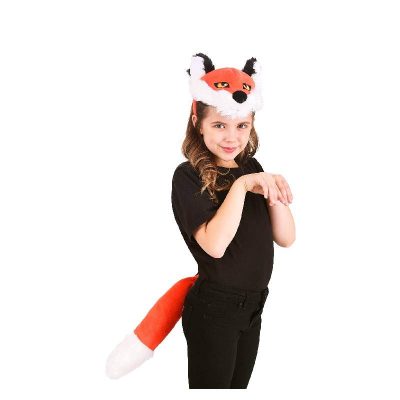 Plush Fox Headband & Tail Kit
