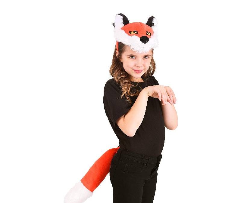 Plush Fox Headband & Tail Kit