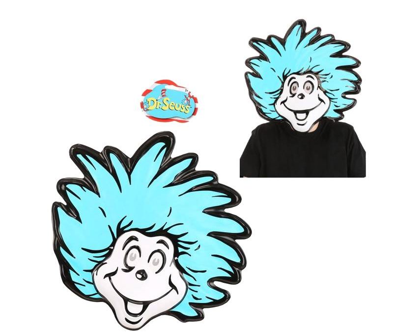 Dr. Seuss® Vacuum Form Plastic Thing 1 & 2 Mask