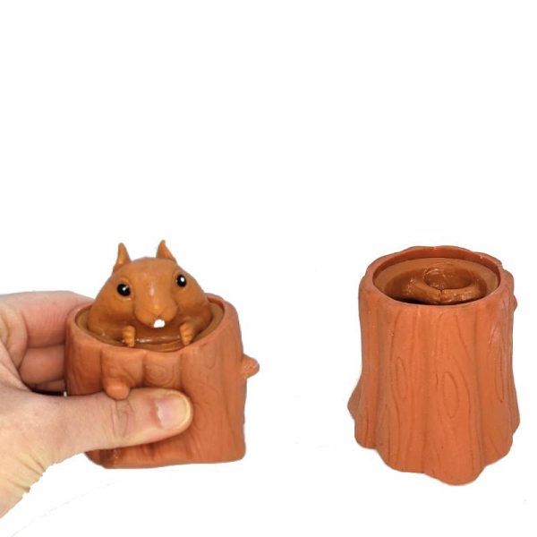 3" Party Rubber Pop-Up Squirrel