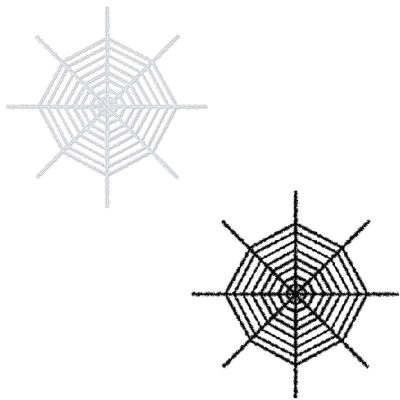 Giant Shimmering Spider Web