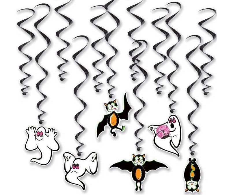 Vintage Halloween 12 Whirls