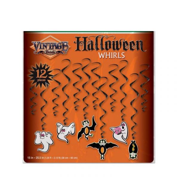 Vintage Halloween 12 Whirls