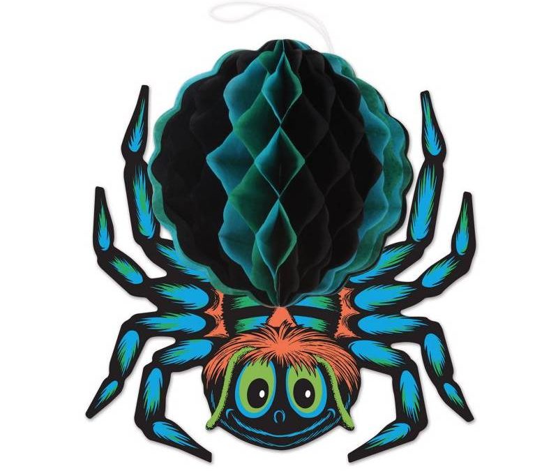 Vintage Halloween Tissue Spider