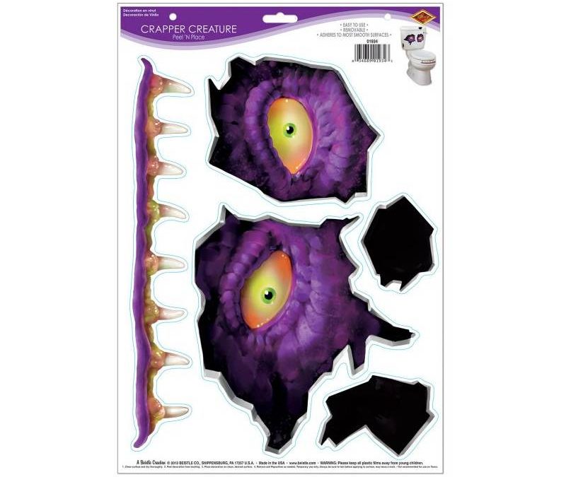 Crapper Creature Peel ‘N Place