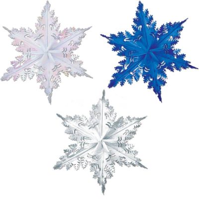Metallic Winter Snowflake