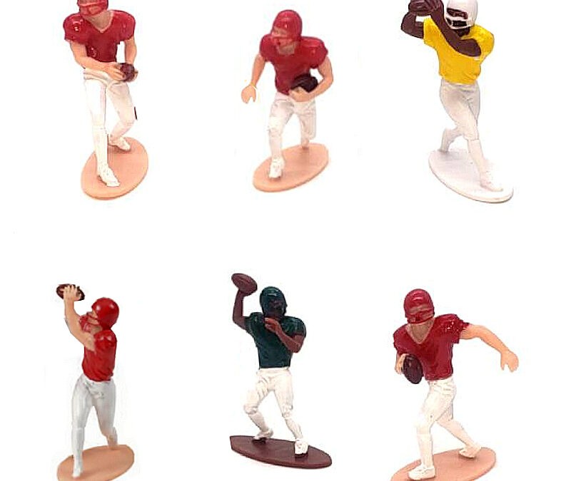 Plastic People Figures -Assorted Football Players
