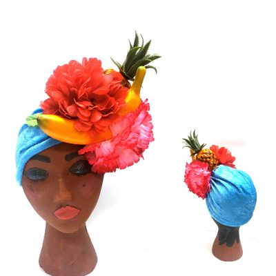 Fruit and Flower Turban Hat