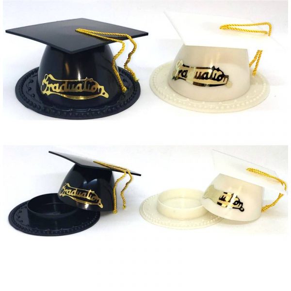 Plastic Graduation Hat Box