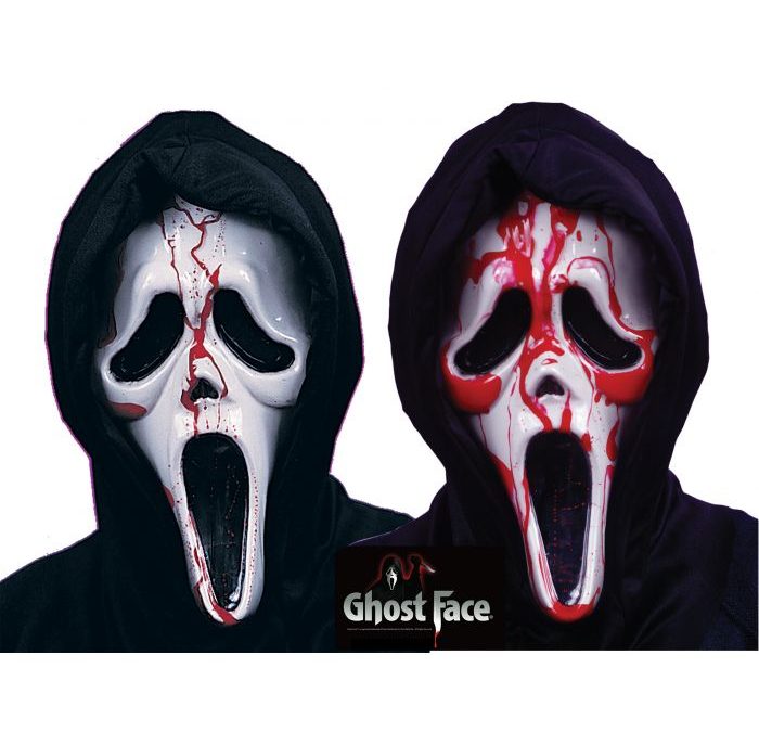 Hooded Dripping Bleeding Ghost Face® Mask from SCREAM
