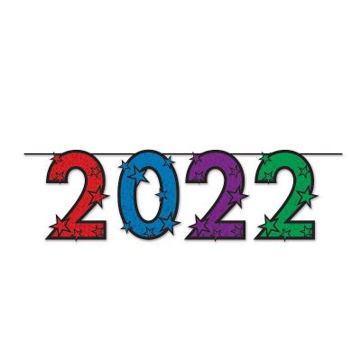"2022" Streamer Multi Color