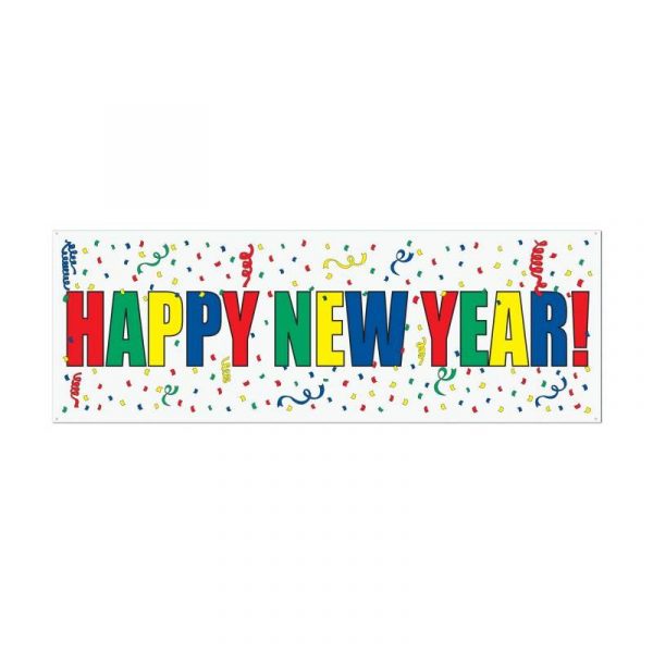 Happy New Year Sign Banner
