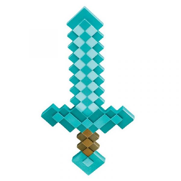 20" Costume Plastic Minecraft Sword