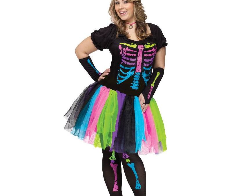 Funky Punk Bones Plus Sized Costume