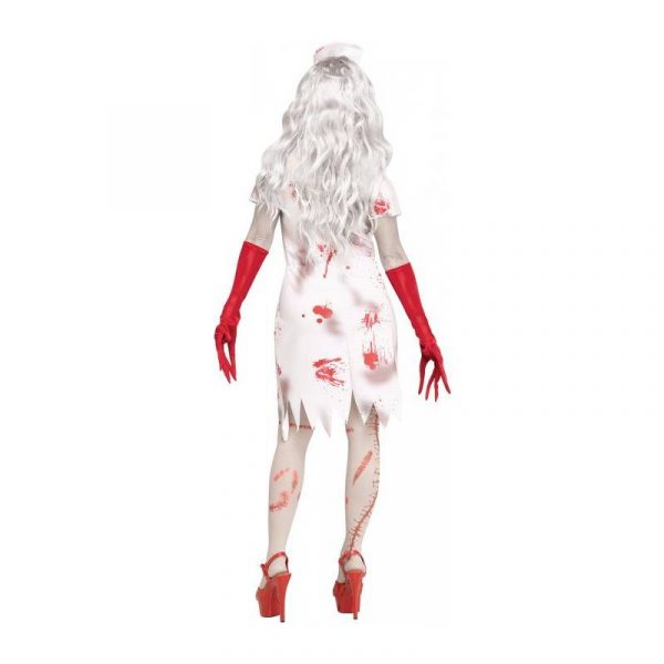 Horror Nurse Adult Costume Backview