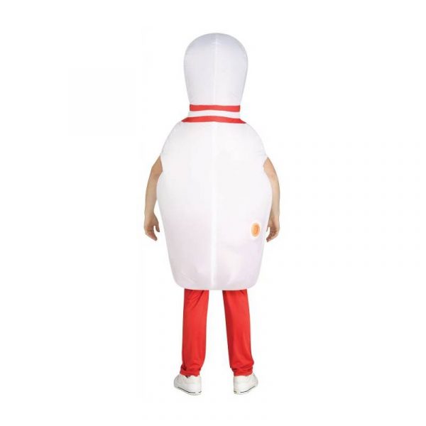 Inflatable Bowling Pin Adult Costume Back View