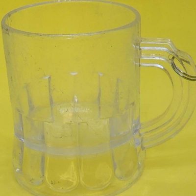 2.5" Clear Plastic Beer Mug
