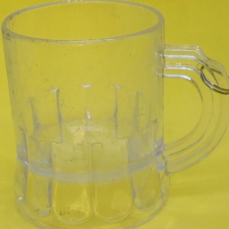 2.5" Clear Plastic Beer Mug Cappel's