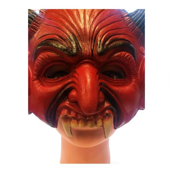 Costume Soft Foam Devil Mask Closeup