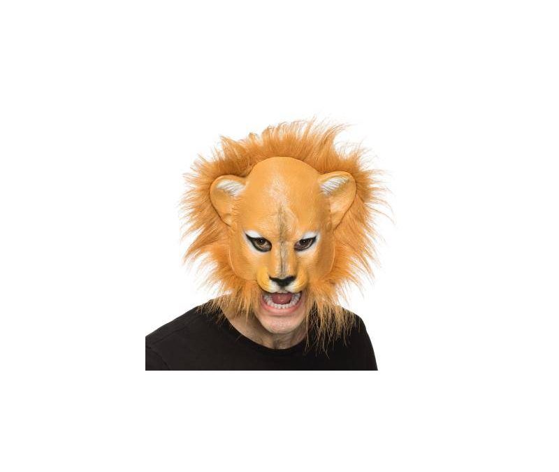 Costume Soft Foam Lion Mask w Fur