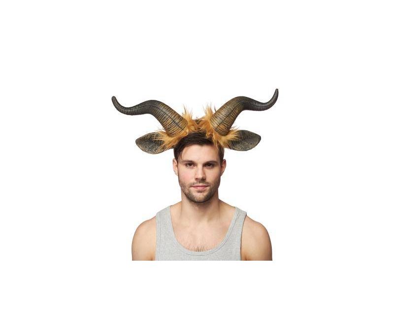 Costume Superlite Beast Horns and Ears w Fur