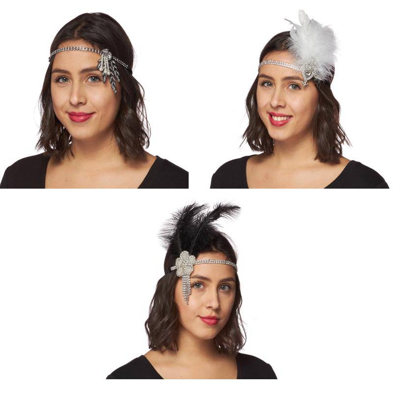 Costume 1920s Rhinestone Headbands