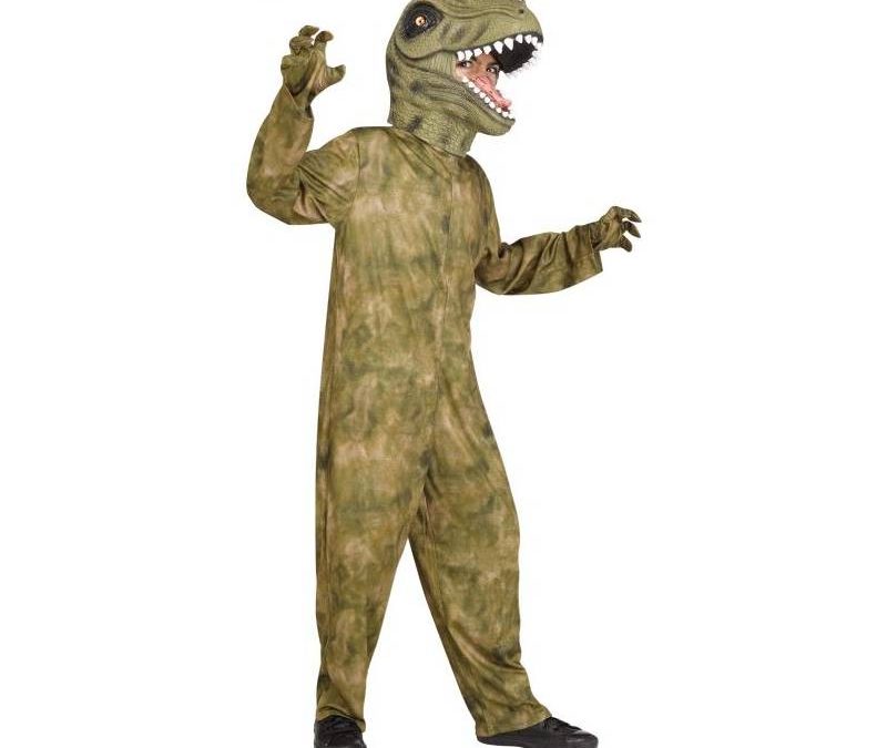 Dinosaur T-Rex Childs Costume w Mask