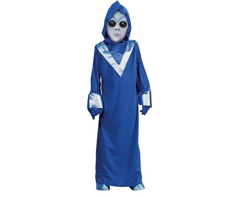 Alien Blue Childs Costume w Mask