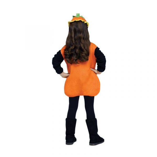Plump Pumpkin Toddler Costume Back View