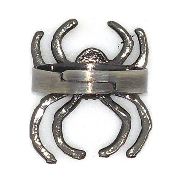 Metal Spider Ring Back View
