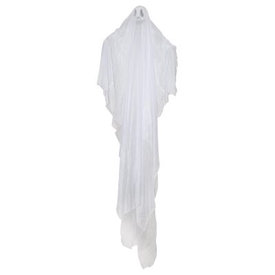 7' Costume White Fabric Hanging Ghost
