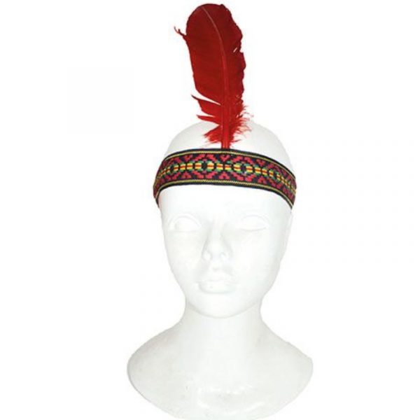 Costume Single Feather Native American Headband