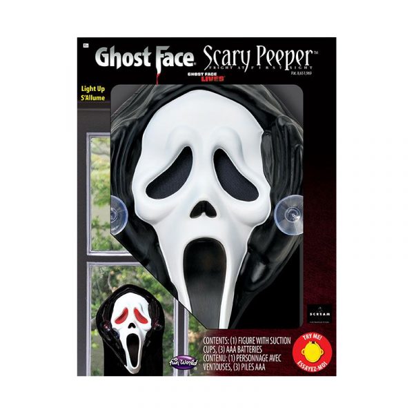 Ghost Face Light-Up Scary Peeper