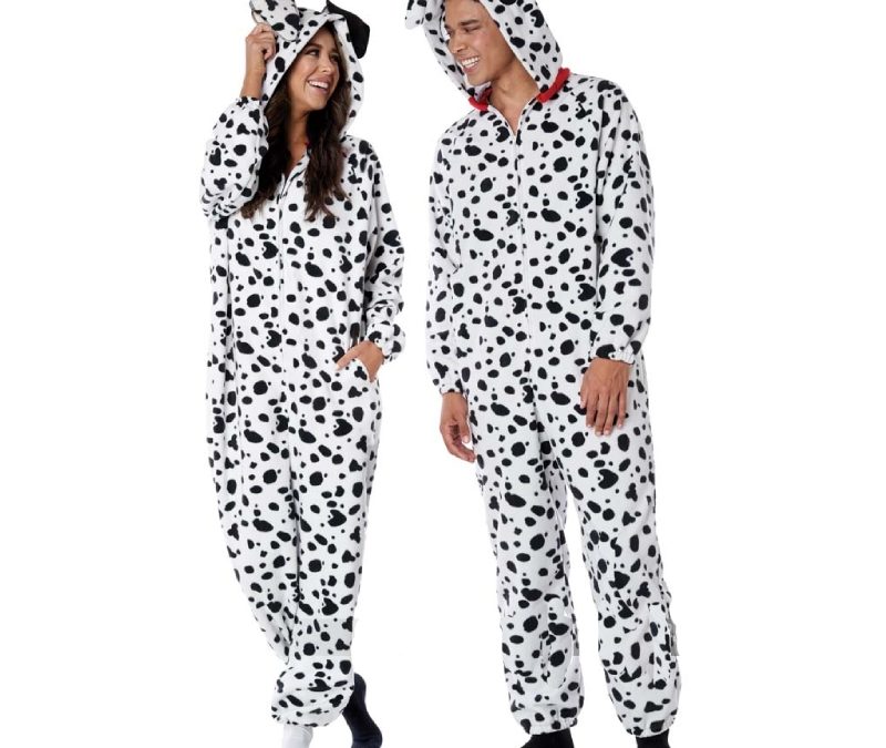Dalmatian Fleece Jumpsuit Unisex
