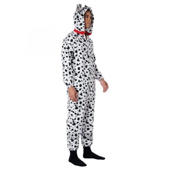 Dalmatian Fleece Jumpsuit Unisex Male Model
