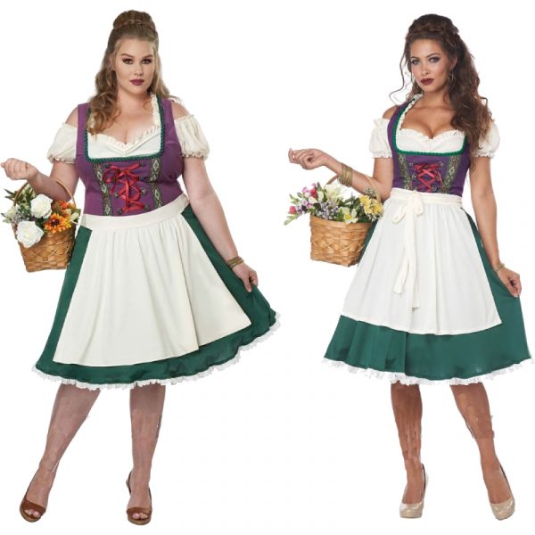 Bavarian Beer Maid Adult Costume Standard and Plus Size