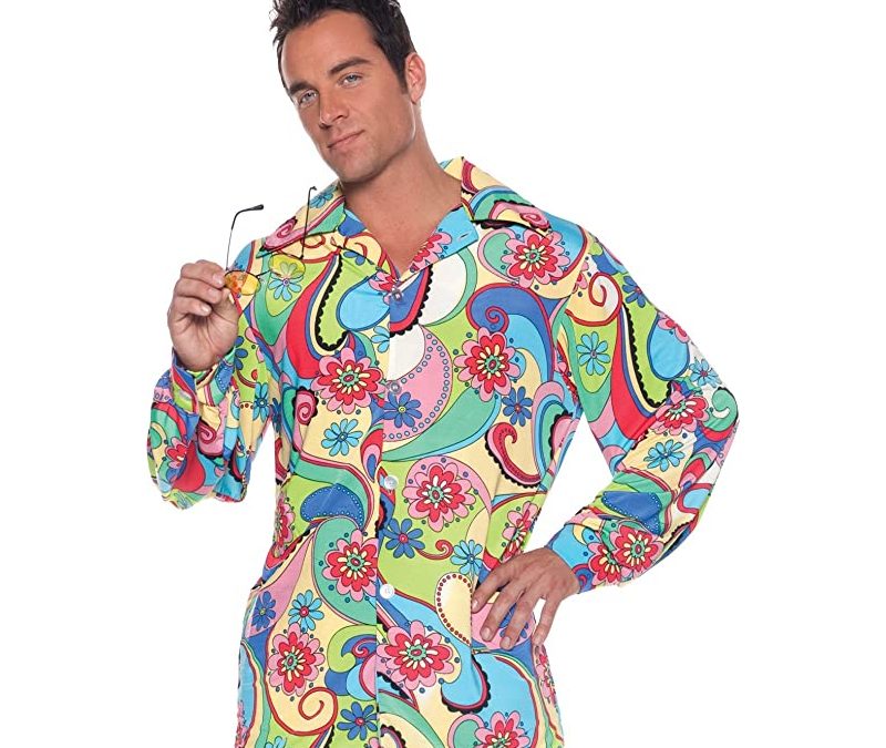 60s Flower Adult Shirt