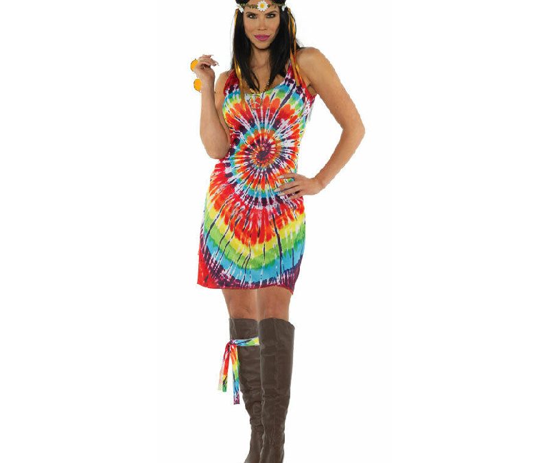 Tie Dye Mini Adult Dress