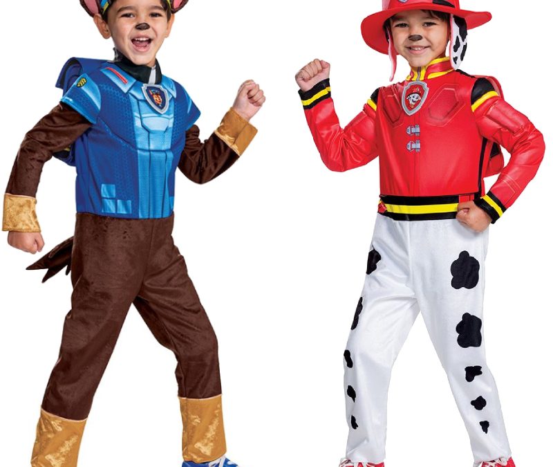 Paw Patrol Childs Deluxe Costume Marshall or Chase