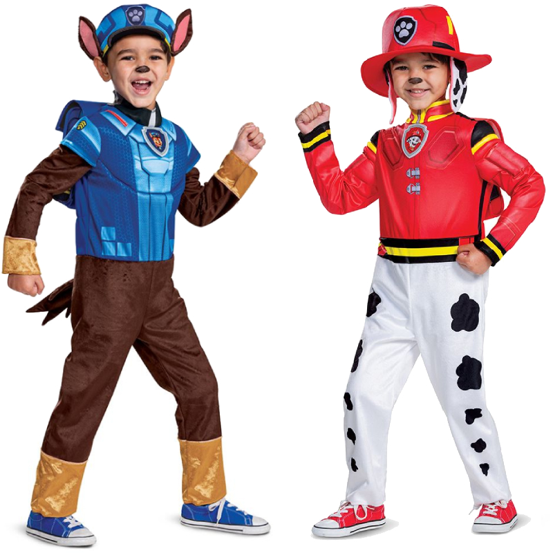 Paw Patrol Childs Deluxe Costume Marshall or Chase