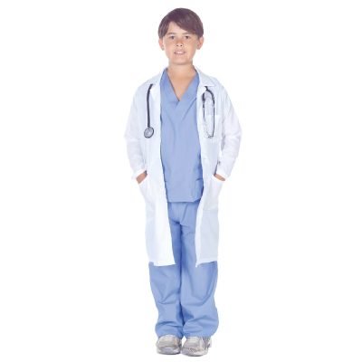 Doctor Scrubs w Lab Coat Child Size