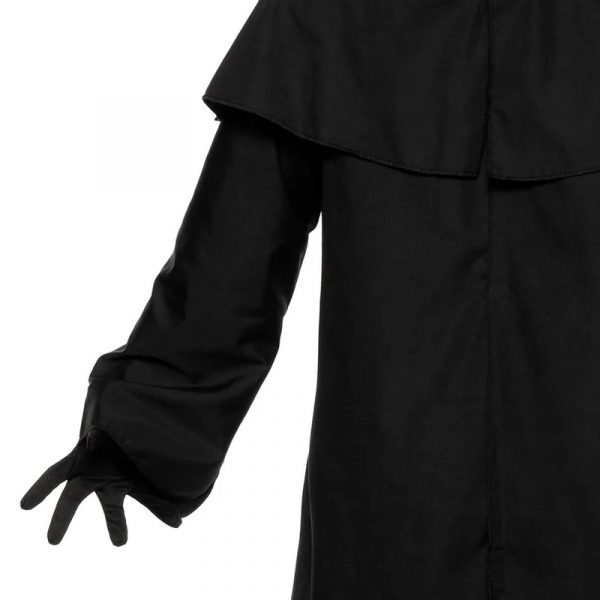 Hooded Horror Robe w Attached Capelet