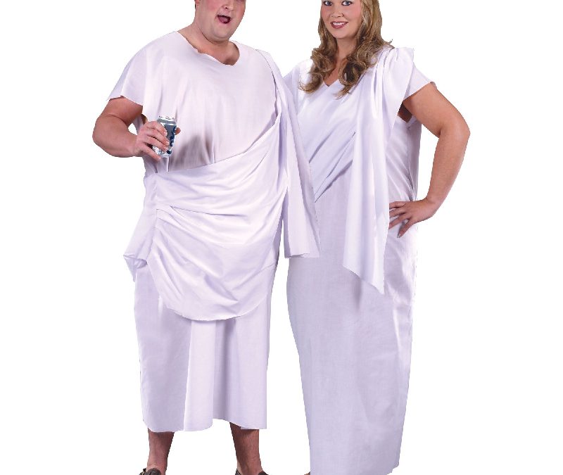 Toga White Adult Costume