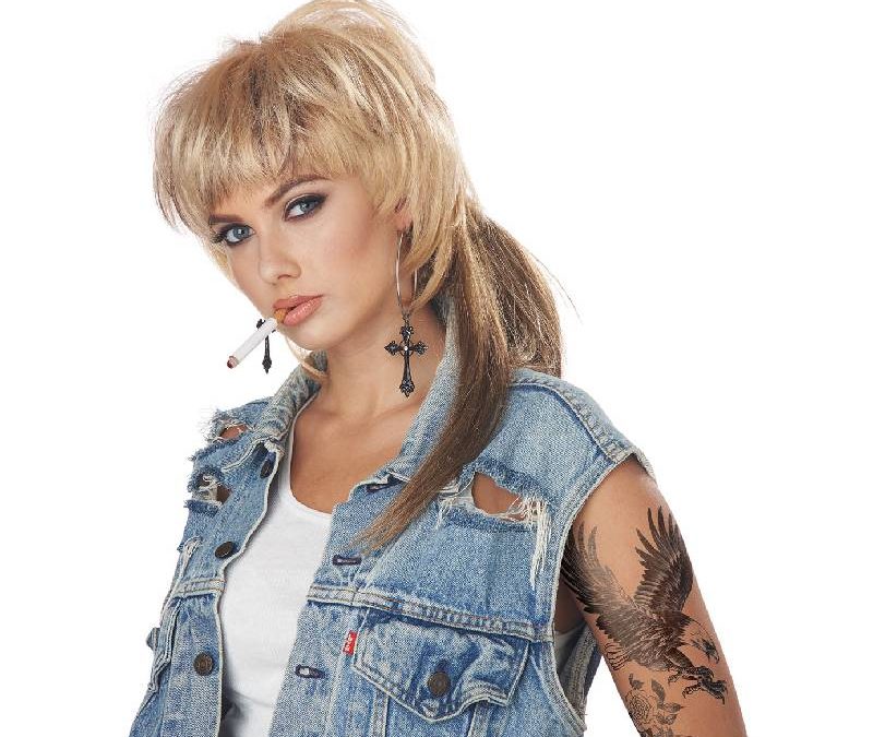 Femullet Adult Size Wig