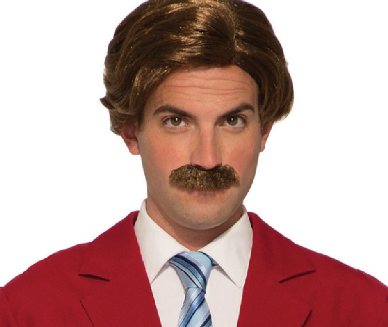 Anchorman Wig w Moustache
