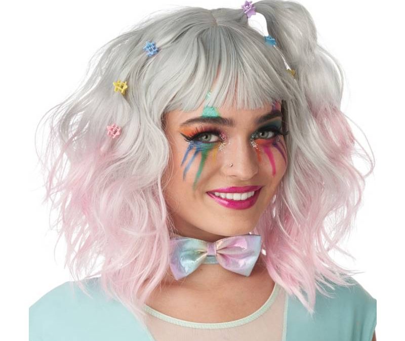 Pastel Textured Long Bob