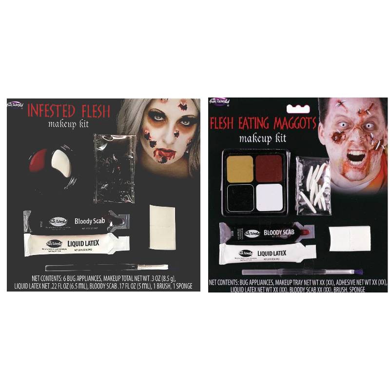 Flesh eating maggots or flies